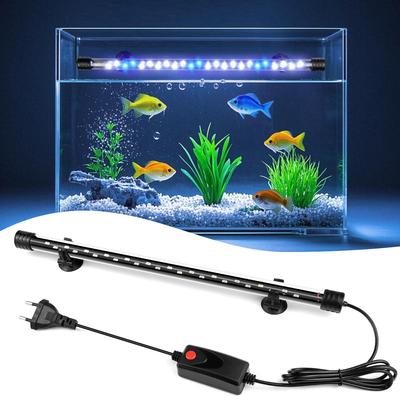 LED Akvarielampa 18/28/38/48cm Vattentät RGB LED Akvarielampa Rör