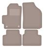 Beige Velour Floor Mats For: Chevrolet Matiz Hatchback (2004-2009)