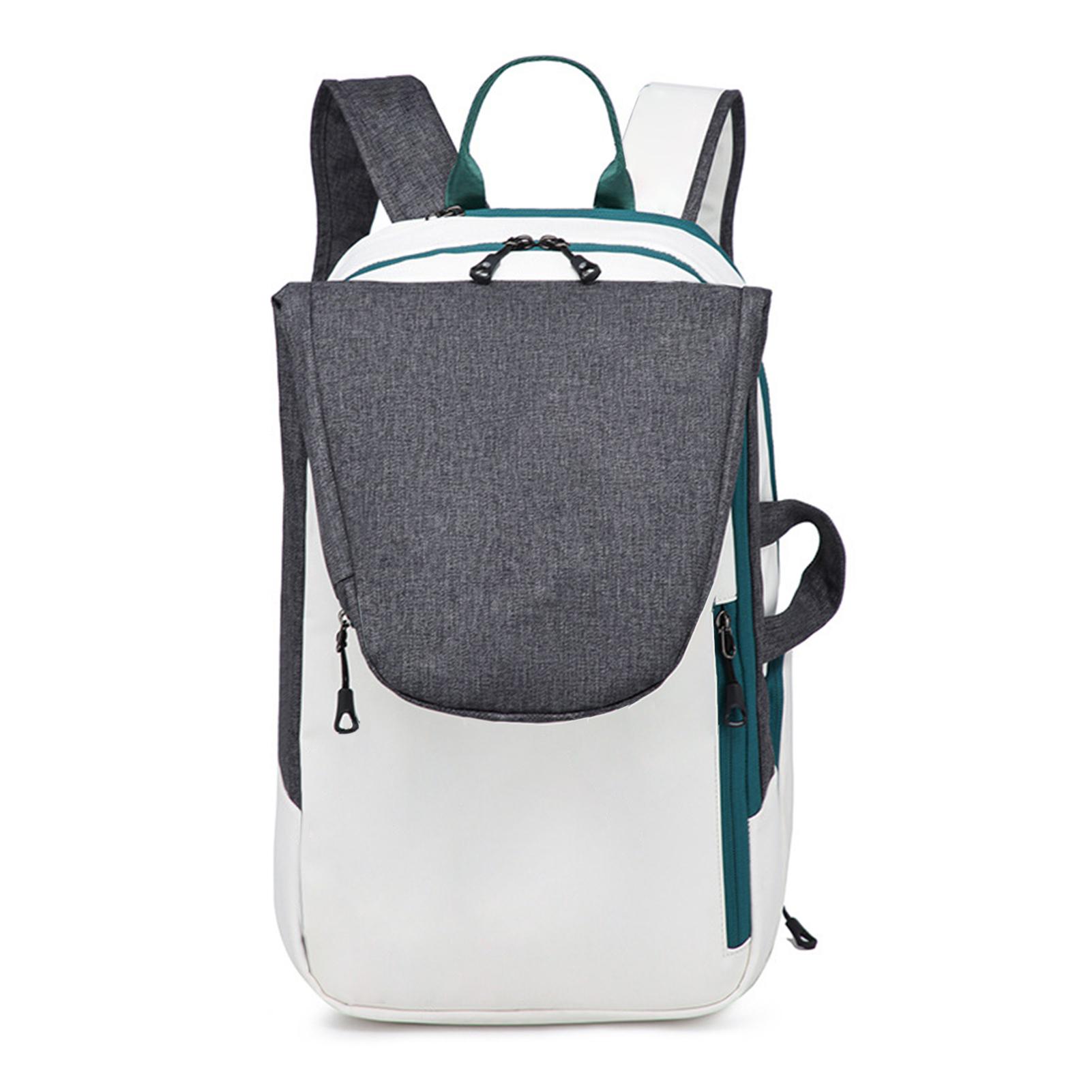 Badminton Backpack 3 Racket Tennis Backpack with Shoe Compartment Foldable Racket Holder Multi Pocket Lightweight