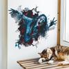 Fun-e96 Halloween Broken Wall Thriller Female Ghost Bedroom Living Room Home Beautification Decorative Wall Stickers