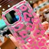 Rose Leopard Pattern Soft Clear Phone Case For iPhone 17 16 15 14 13 12 11 Pro Max XS X XR 15 16 Plus 17Air Cover
