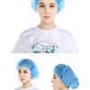 Disposable Non-Woven Bouffant Caps - Breathable Dustproof Hairnets