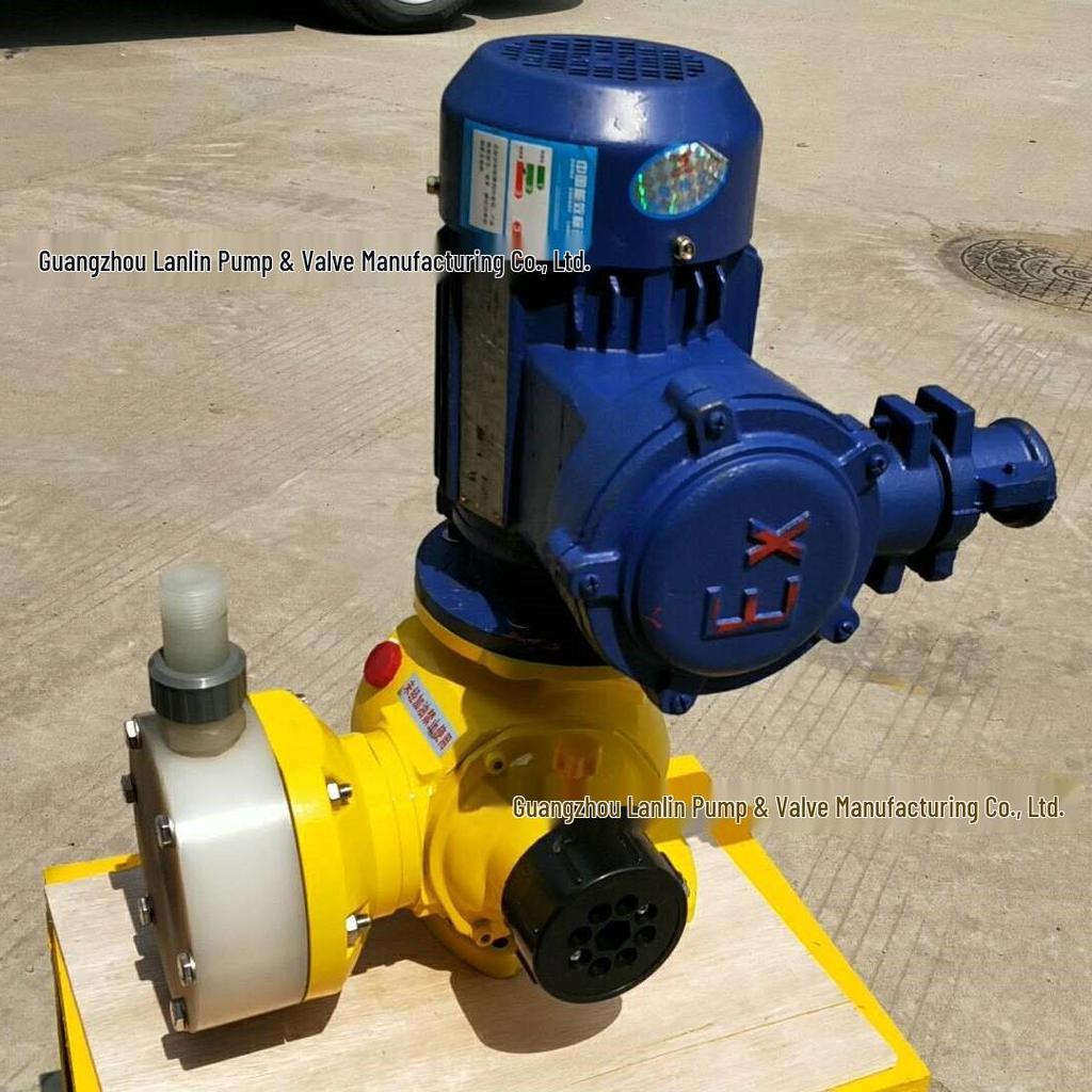 Corrosion-Resistant Fluoroplastic Dosing and Metering Pump