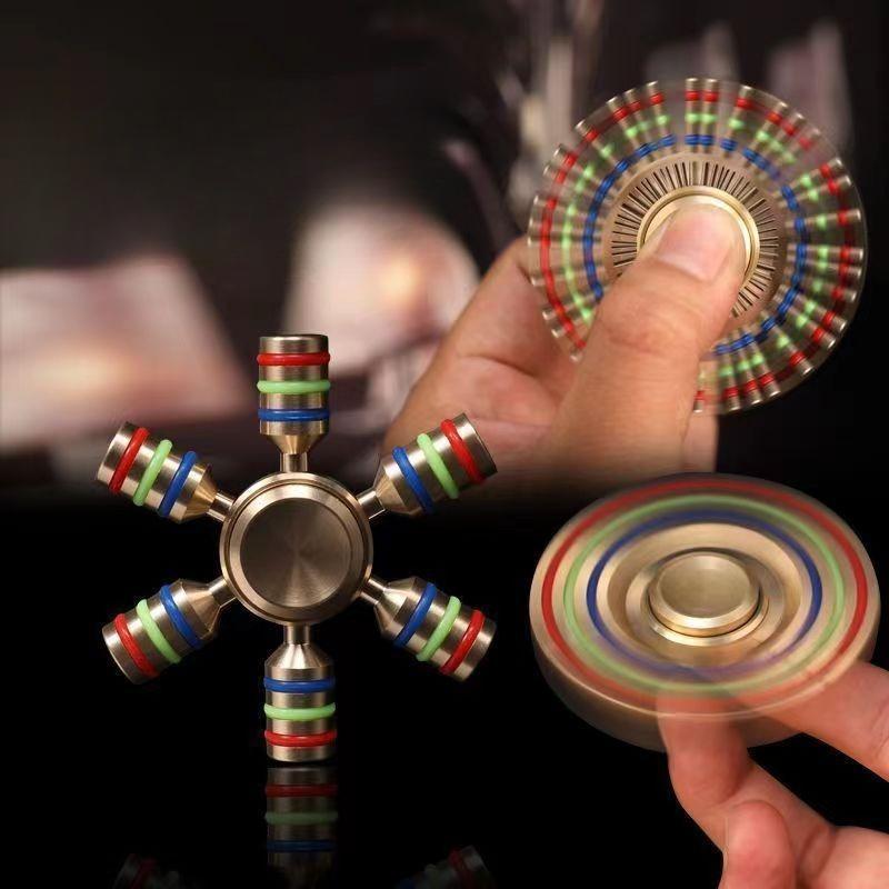 Relieve Stress Relief Toy Fidget Spinner Spinning Top Tip Gyroscope EDC Metal Antistresse Decompression For Children Adults