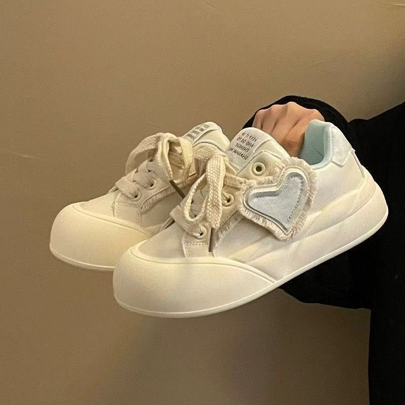Spring and Autumn high-end board shoes new niche casual sports bread shoes