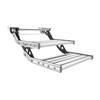 Manual RV Step Telescopic Ladder Assembly Accessories Lightweight Built in Grab