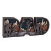 Light Up Letters Decor Battery Operated Wooden Dad Letters Sign Light for Fathers Day S