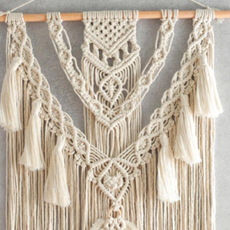 Wall Hanging Tassels Woven Cotton Rope Handmade GarlandsOrnament HomesDecoration