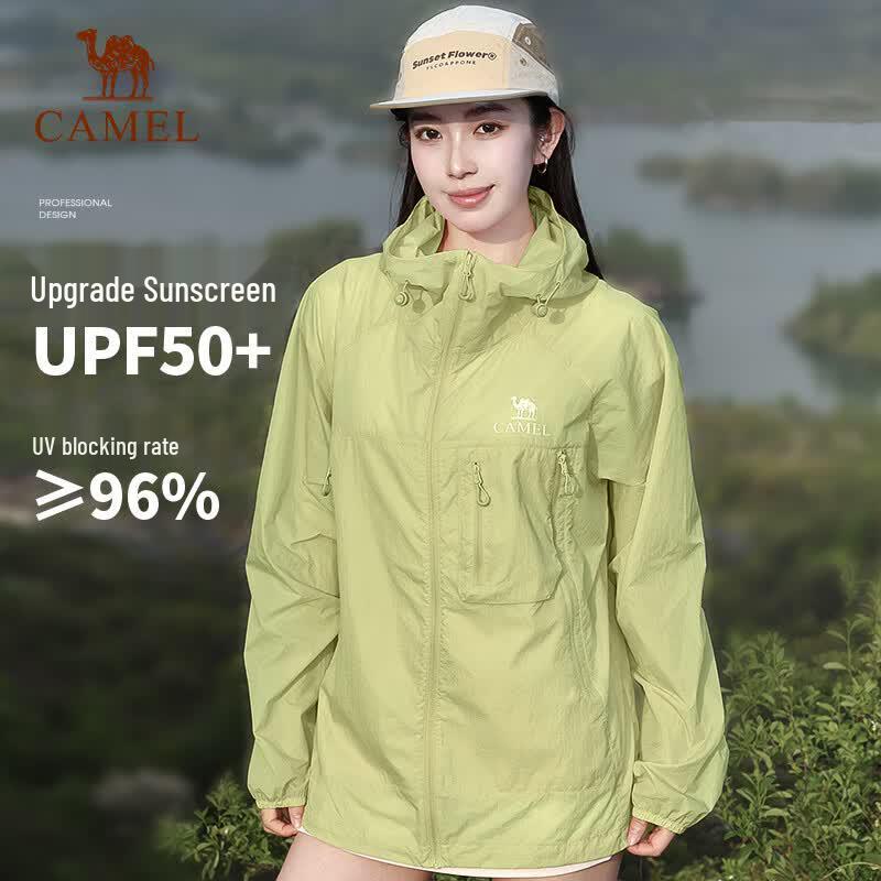 CAMEL Unisex Woven Long Sleeve UV Protection Jacket
