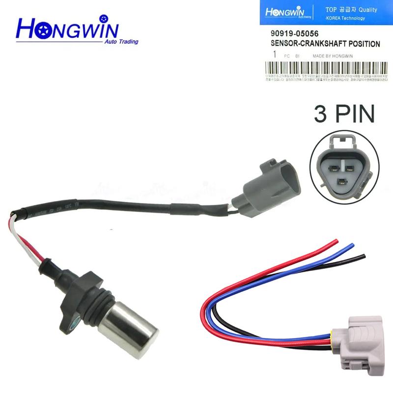 90919-05056 New Crankshaft Position Sensor Fits Toyota Corolla Yaris 9091905056 SS10229-11B1 WG1807607 PC162 5S1900 DCPS-0104