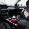 Solar Powered Football Car Air Freshener Perfume Holder With Essential Oil For Stylish Vehicle Decoration And Freshing Scent
