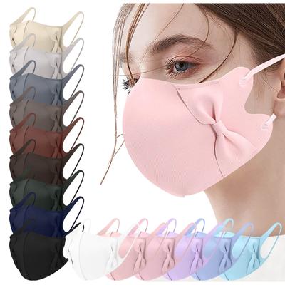 (Projector)Summer Health Cycling  Silk Mouth Face Mask Respirator Men Women