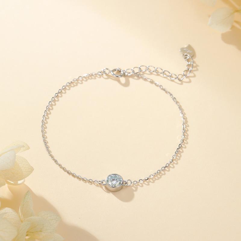 Браслет Banyan Tree S925 Silver Moissanite Six Claw - Классические легкие роскошные ювелирные изделия с бриллиантами 925 Silver