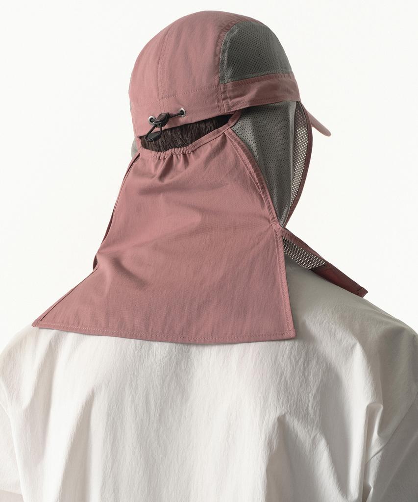 Musinsa Standard [City Leisure] Mesh Long Desert Cap [Smoke Pink]