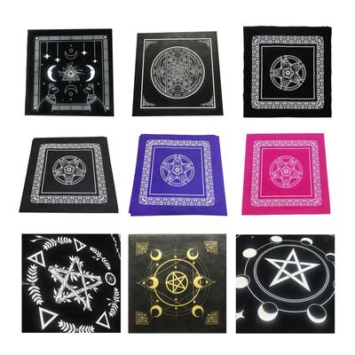 Tarotová karta Špeciálny obrus Stolná hra Fortune Astrológia Velvet Card Pad Pentagram Veštenie Oltár Cloth