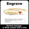 Bracelet Cœur Personnalisé pour Petite Fille Garçon, Bracelet à Identité Nom Gravable, Chaîne en Acier Inoxydable Personnalisée Cadeau d'Anniversaire