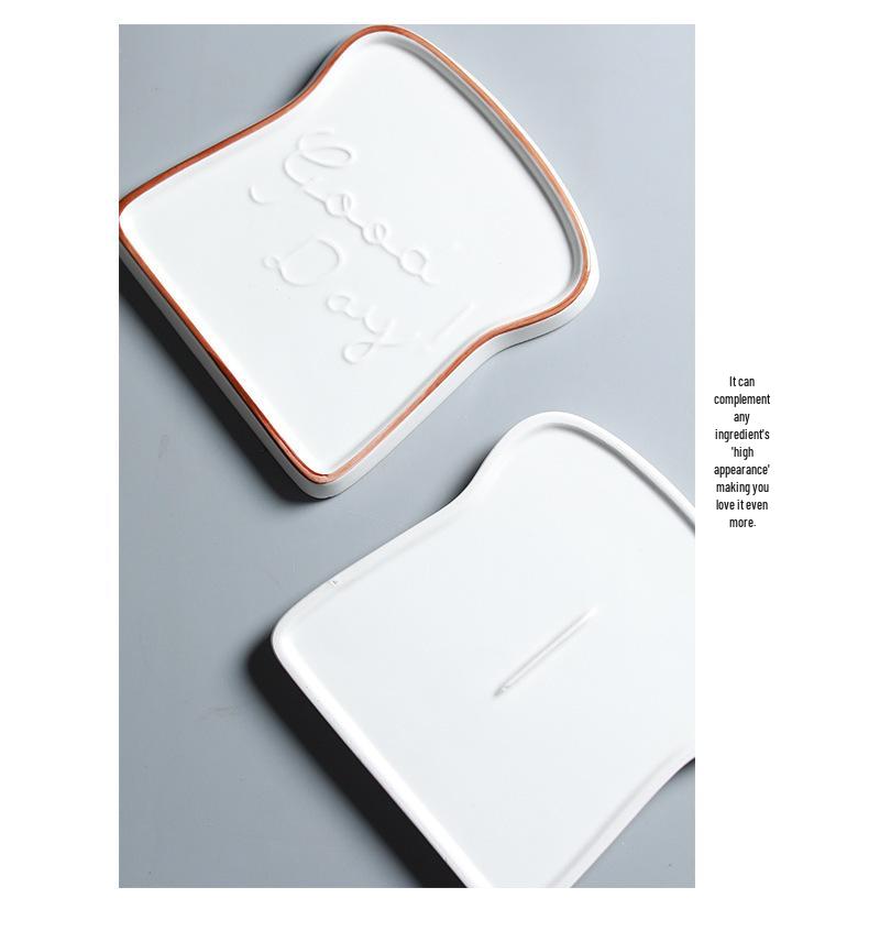 European Style Ceramic Bread and Dessert Plate