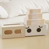 Big Eyes Facial Tissue Dispenser Rectangle Shape Desktop Tissue Case  Living Room