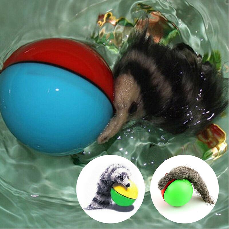 WCIC New Funny Dog Cat Weasel Jumping Rolling Moving Pet Ball Interactive Play Toy