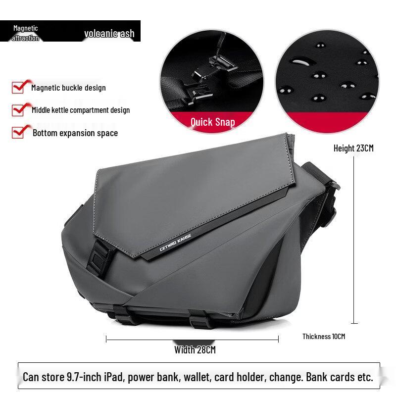 

Li Shen Men s Casual Crossbody Bag