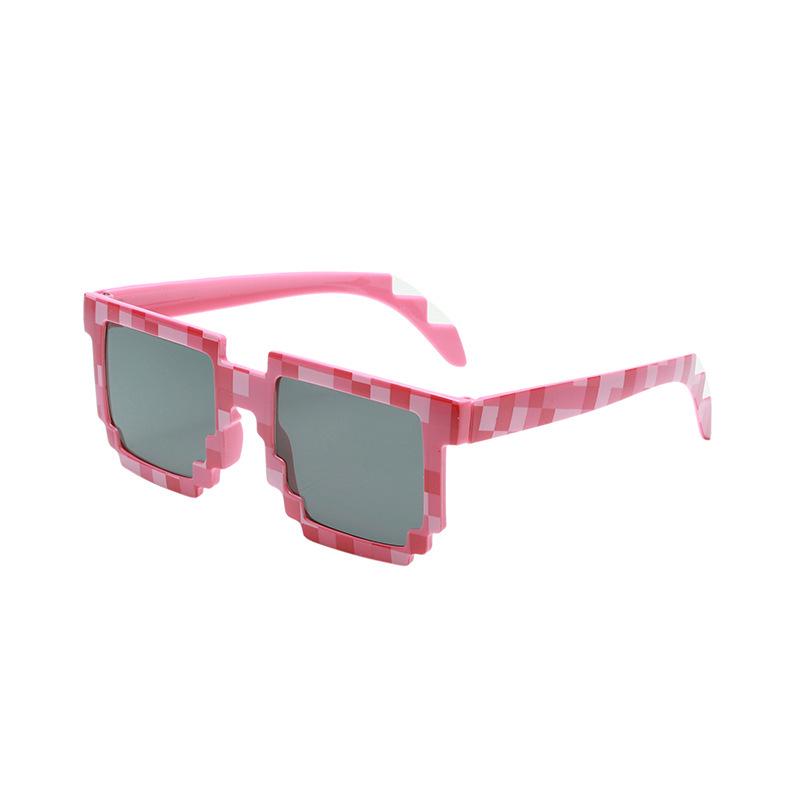 Trendy Unisex Mosaic Sunglasses - Cute, Funny, Multi-color Personality Glasses for Festivals and Weddings