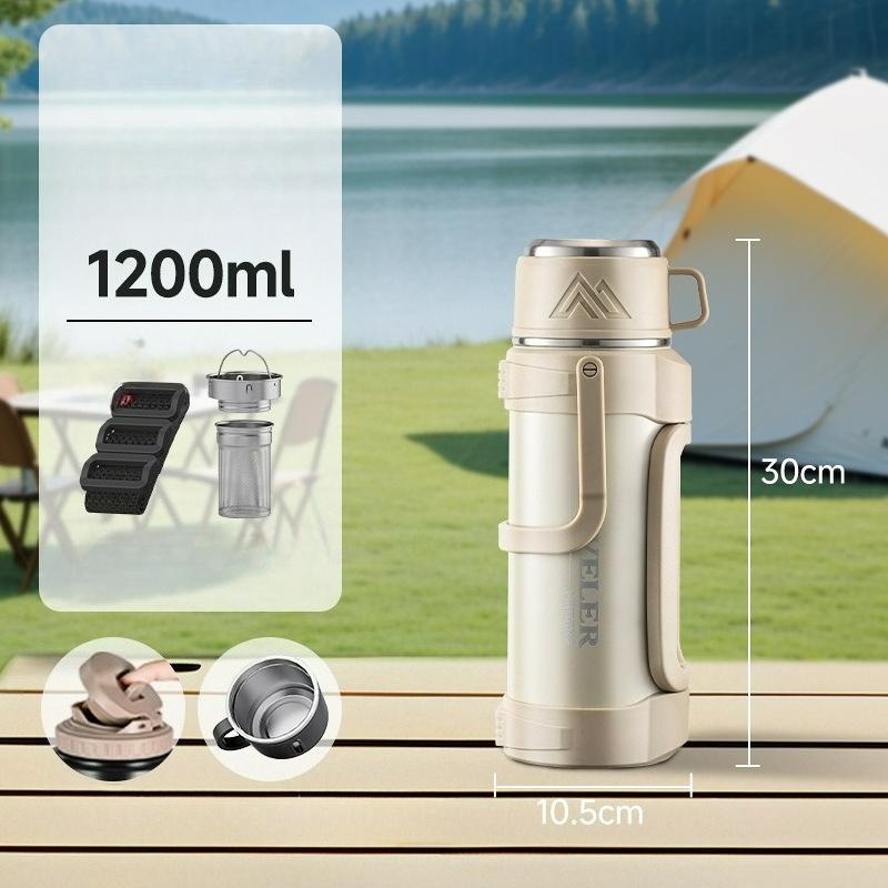 Přenosná termoska, Velkokapacitní nerezová termoska, Venkovní velkokapacitní ultravelkokapacitní přenosná termoska