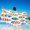Watermelon Slice Print Beach Towel Microfiber Quick Dry Absorbent Lightweight Funny Summer Towel for Beach Pool Vacation Travel