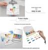 Xiongshi Portable Solid Watercolor Set - 12 or 24 Transparent Colors for Art Painting
