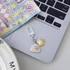 Butter Bear Dessert Keychain: Soft & Cute Cartoon Pendant for Backpacks with Stars