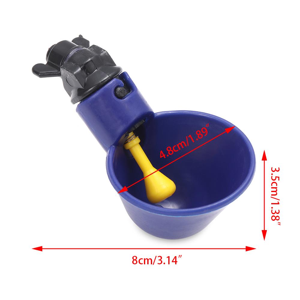 Hot New Automatic Quail Plastic Automatic Drinker Plastic Poultry Water Drinking Cups Chicken Hen