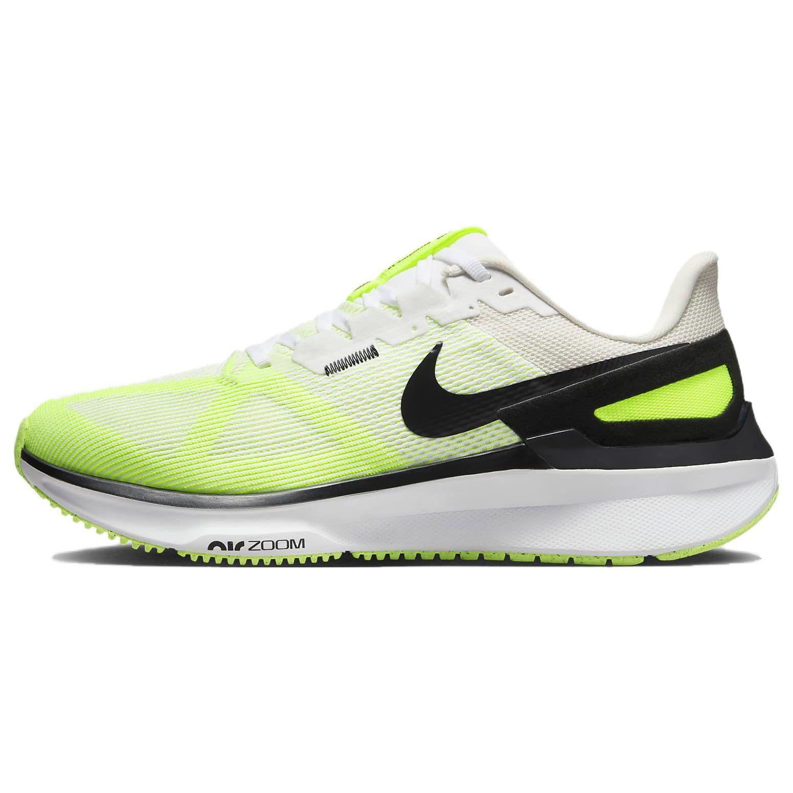 

Nike Air Zoom Structure 25 White Volt Men Sneakers Phantom Black DJ7883-100 40
