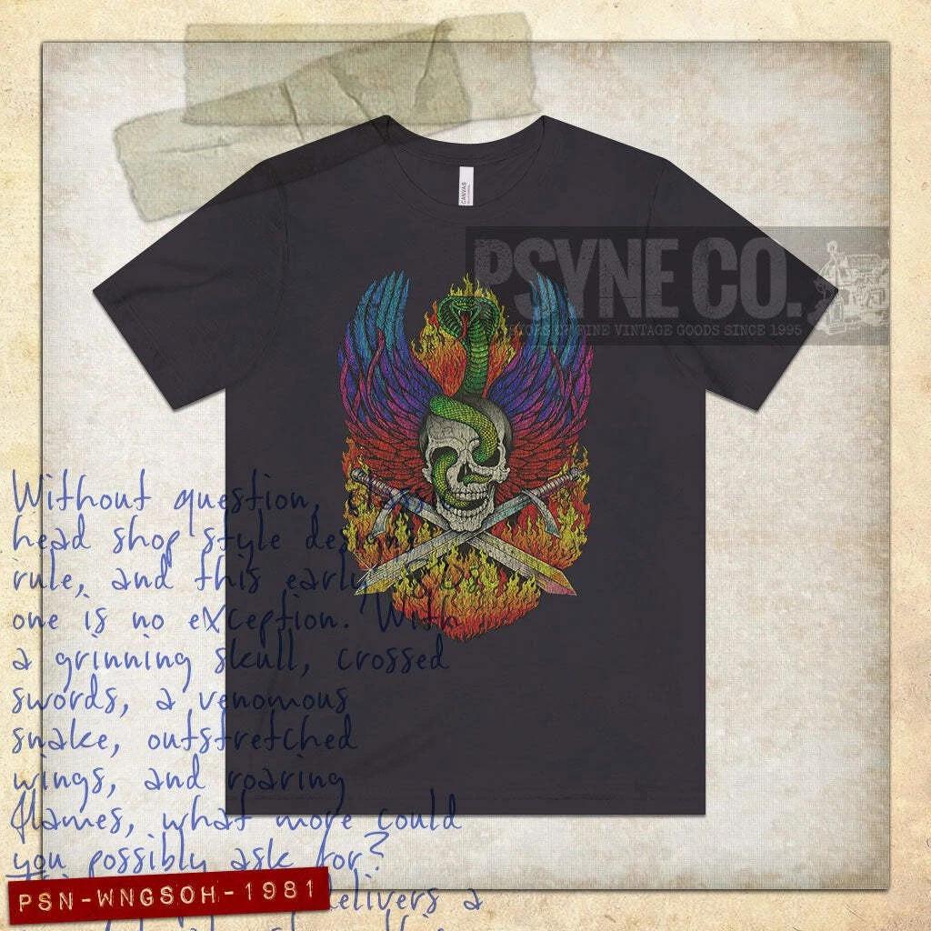 Wings of Hell 1981 Vintage Men s T shirt 2XL