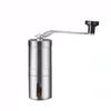 Râșniță de cafea manuală portabilă din inox pentru acasă, râșniță de cafea manuală cu bavuri ceramice, setări reglabile, unelte portabile cu manivelă