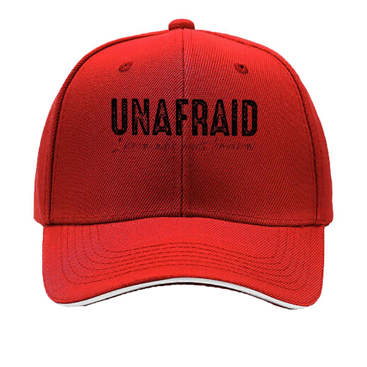 Unafraid I Know Who Holds Tomorrow Quote Sandwich Baseball Cap Unisex Women Sun Cap Outdoor Workouts Hat One Size