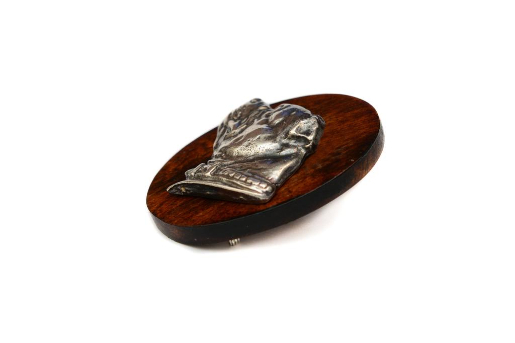 Staffordshire Bull Terrier, Staffy I - Dog show brooch, starter number clip, dog pin by Art-Dog