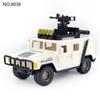 X036 Peacekeepers Stand Axe Off-Road Vehicle Boys Assemble Small Particles Building Block Toys Children'S Gifts