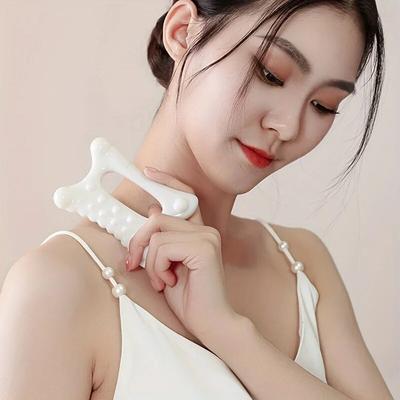 Ferramenta de Massagem Corporal Placa Guasha Lifting Facial Alívio Muscular Massageador