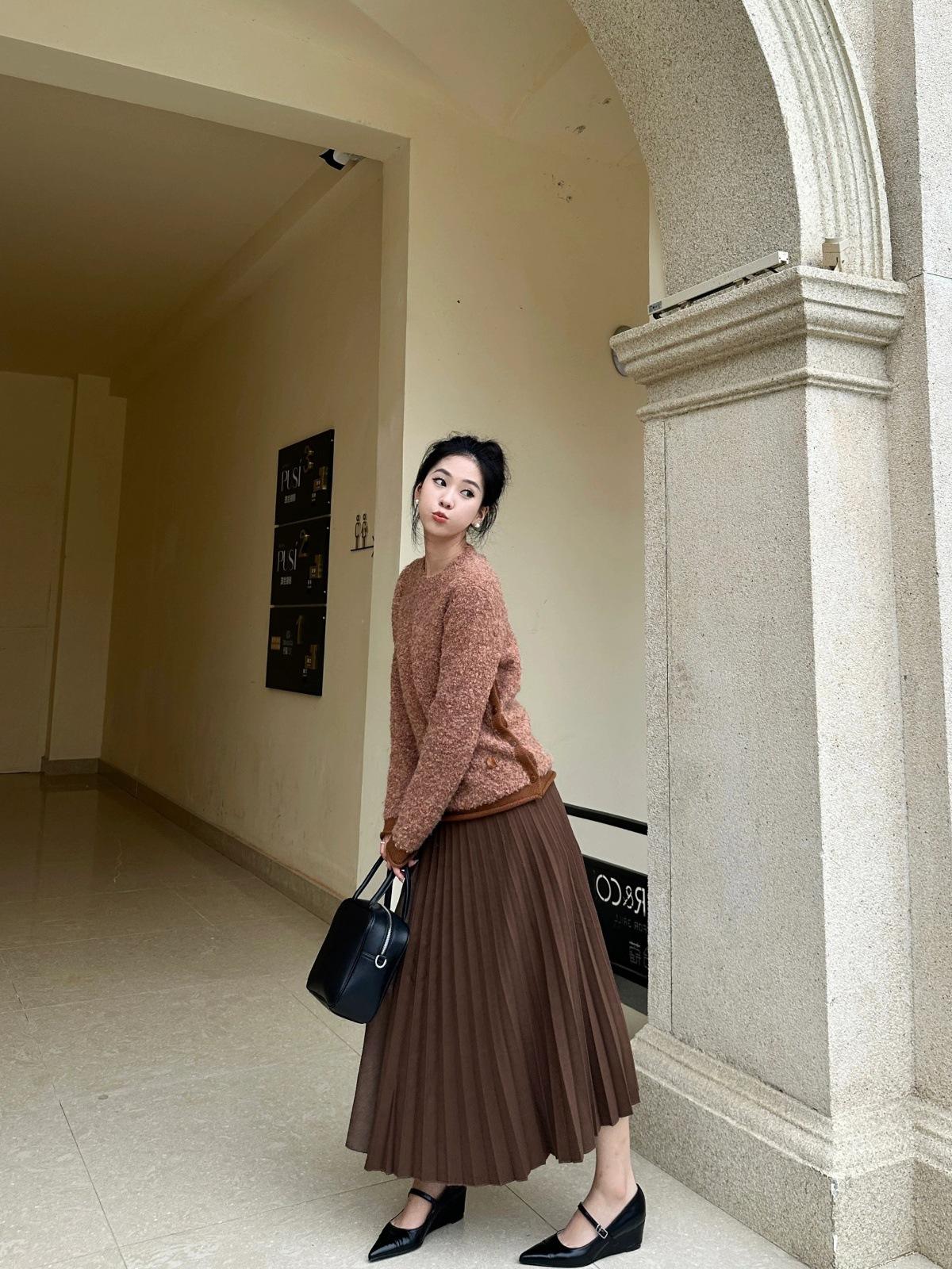 

Cowhide version~ French leather wedge high heels women s thick heel platform silver Mary Jane single shoes pointed shoes ladyshoes 40