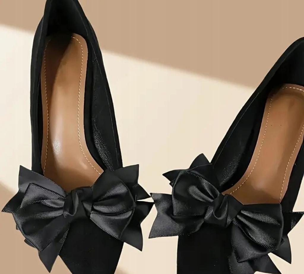 BOWS rhinestones for shoes CLIPS for high heels elegant DECORATIONS for shoes
