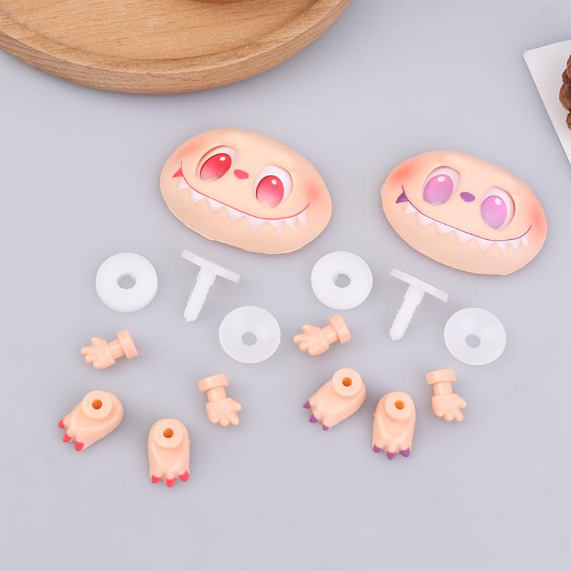Labubu Vinyl Face 3Rd Big Into Energy Id Hand Foot Doll Accessories Facial Accessories Diy Blind Box Handmade Switching Emotions