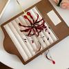 Chinese Style Spider Lily Flower Hair Sticks For Women Dripping Oil Tassel Hairpin Vintage Hanfu Chopsticks Hair Accessories