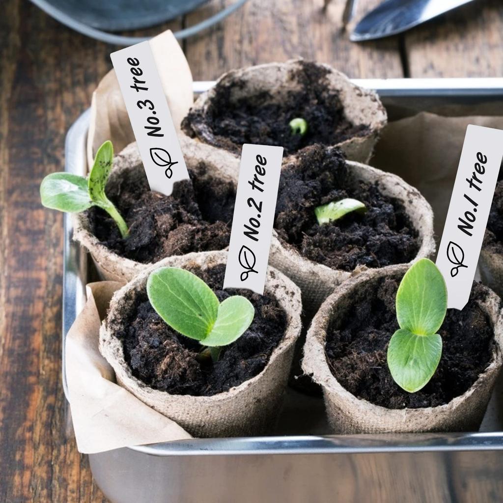 100-500pc Plant Sign Tags Markers Plants Pot Identification Labels Reusable Classification Marker Card Nursery Garden Stake Tags