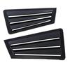 Rear Window Decorative Louvers for 2003-2007 Mazda 3 - Black Triangle Design