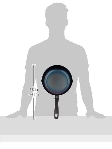 Fujita Metal Iron Frying Pan, Single-Handed Pot, Easy-to-Use, Lightly Fried Rice Pan, 25cm, 013800