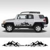 Toyota Land Cruiser & FJ Cruiser Decorative Decals: Snow Mountain Body Stickers