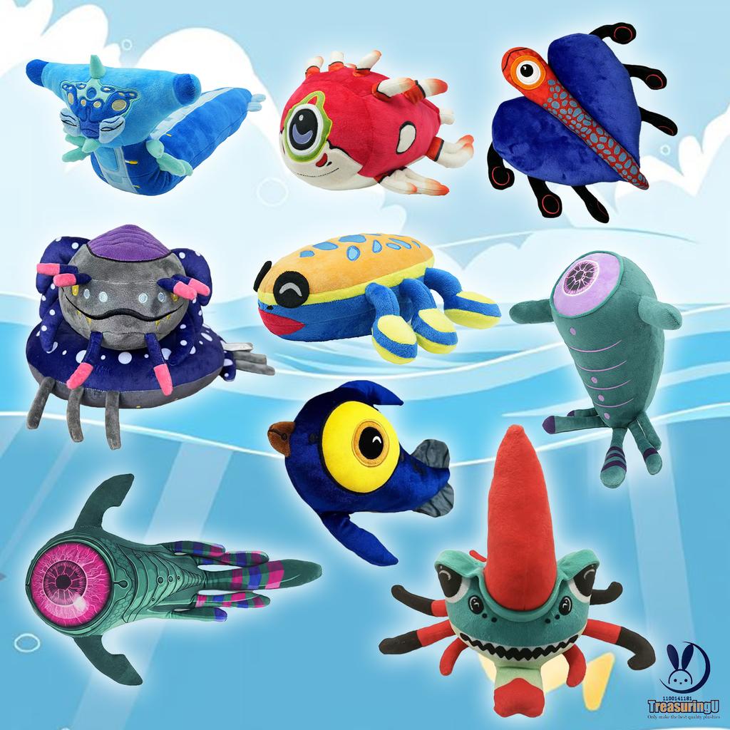 Treasuringu Subnautica Plüschtiere Hoverfisch Kuscheltiere Niedlich Oculus Spiel Flauschiges Kissen Kinder Geburtstagsgeschenke
