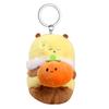 Cute Honey Bee Plush Doll Pendant for Couples Soft Stuffed Animal Keychain Funny Birthday Gift for Kids Friends Boys And Girls
