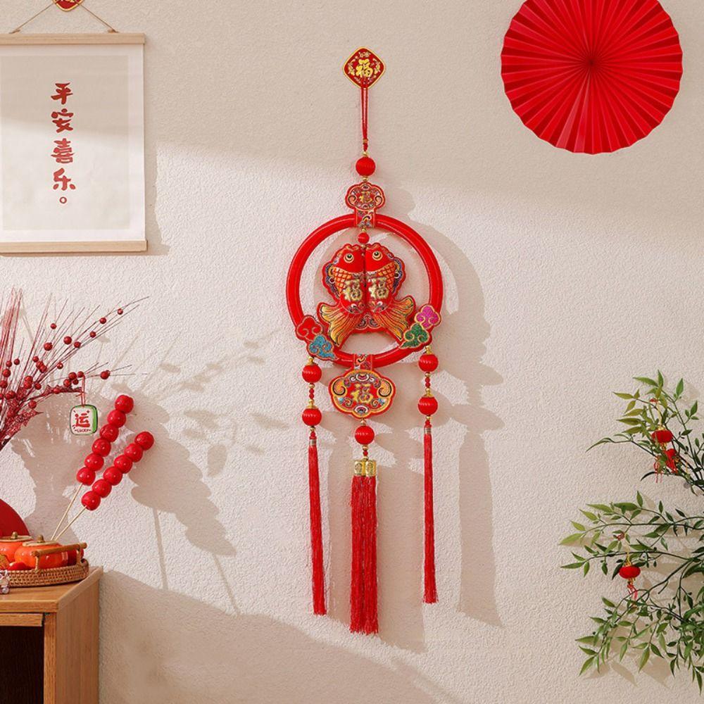 Traditional New Year Fish Pendant Hanging Spring Festival Ornament  Spring Festival