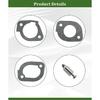 11028-6295 Carburetor Gasket Rebuild Kit | Fits for Kawasaki FR651V FS651V FR691V FS691V FR730V Engine,Replace 11028-6318