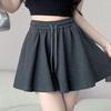Women's Petite Ballet-Style Puffy Shorts - Summer 2026 Elastic-Waist Sports Pants